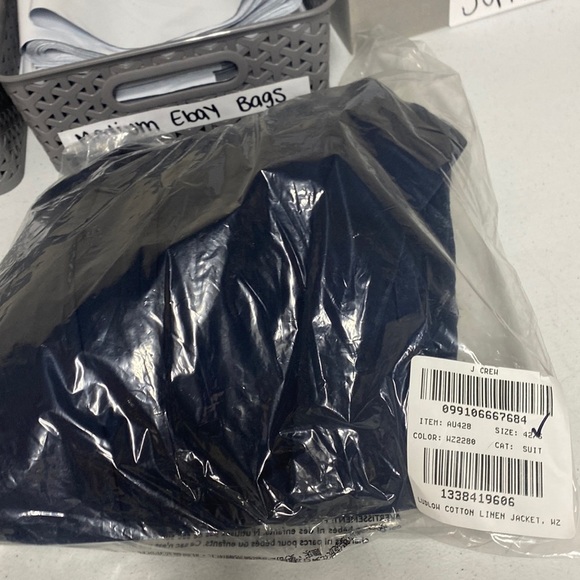 J Crew Ludlow Slim-fit unstructured suit jacket in Irish cotton-linen It… - Picture 5 of 5